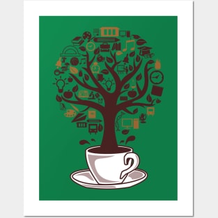 Coffee tree Posters and Art